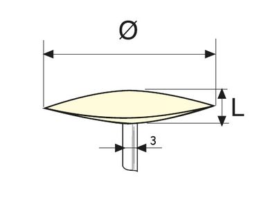 BS Tipi Saplı Parlatma Keçesi - 1