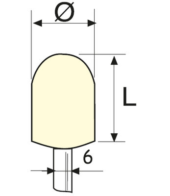 C6 Tipi Saplı Parlatma Keçesi - 1