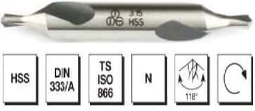 HSS DIN 333 / A Punta Matkabı - FORM A - 1