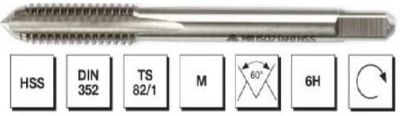 HSS DIN 352 Metrik Normal Vidalı Kılavuz - Son - 1