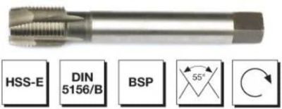 HSS - E DIN 5156/B Whitworth Boru Vidalı Eğik Ağız Bilemeli Makina Kılavuzu - 1