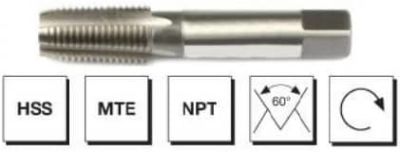 HSS MTE Normu 1/16 NPT Konik Boru Kılavuzu - 1