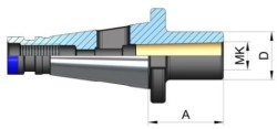 Mors adaptörü DIN 6383 8 - 2