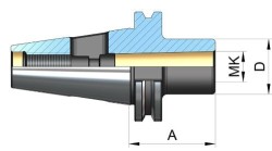 Mors Adaptörü DIN 6383 (Form AD) 2 - 3