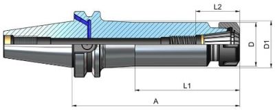 Pens Başlığı Pens DIN 6499 ER Tipi (Form ADB) 4 - 3