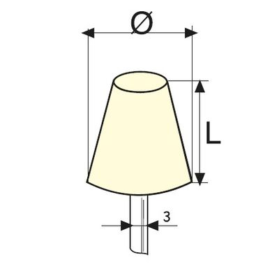 T Tipi Saplı Parlatma Keçeler - 1