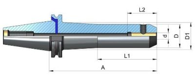Veldon Tutucu DIN 6359 Silindirik Şaftlı DIN 1835-B (Form ADB) - 3